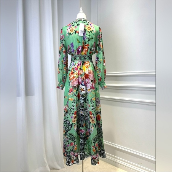 Camilla Green Floral Maxi Dress - Picture 6 of 11